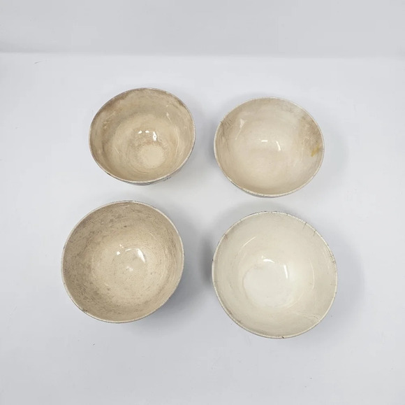 Vintage Blue Delft? Windmill Bowl Holland Scenes Set of 4 Bowls Made In Japan - Picture 3 of 12